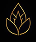 Minimalist gold leaf on black background.